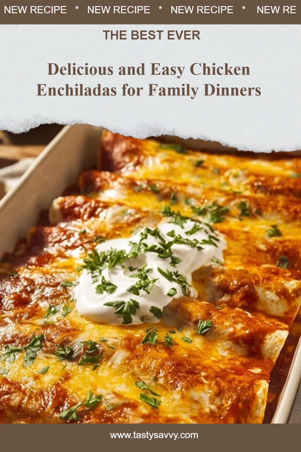 Delicious Chicken Enchiladas