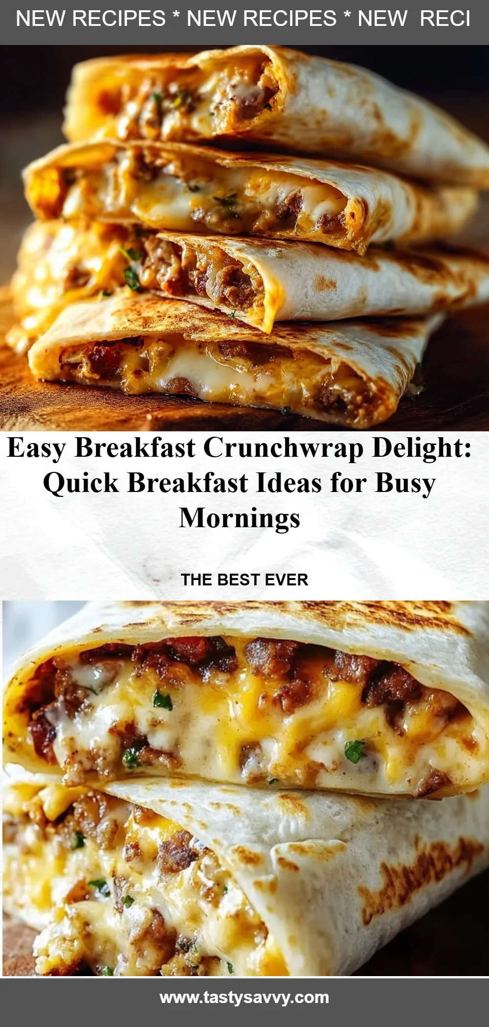 Easy Breakfast Crunchwrap Delight Breakfast Crunchwrap Easy Breakfast Crunchwrap Delight