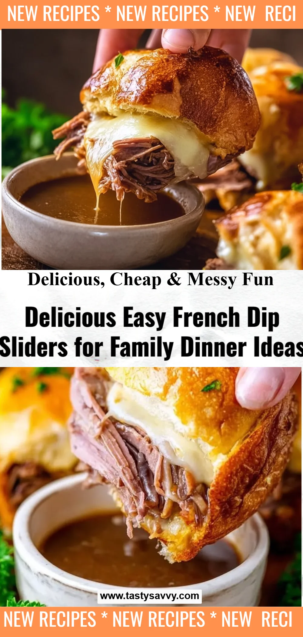 Easy French Dip Sliders