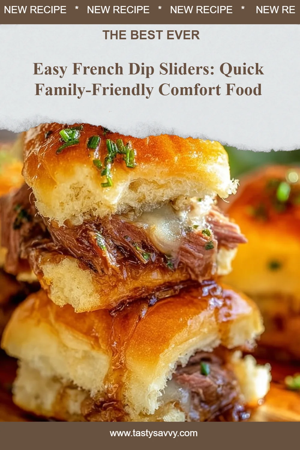 Easy French Dip Sliders