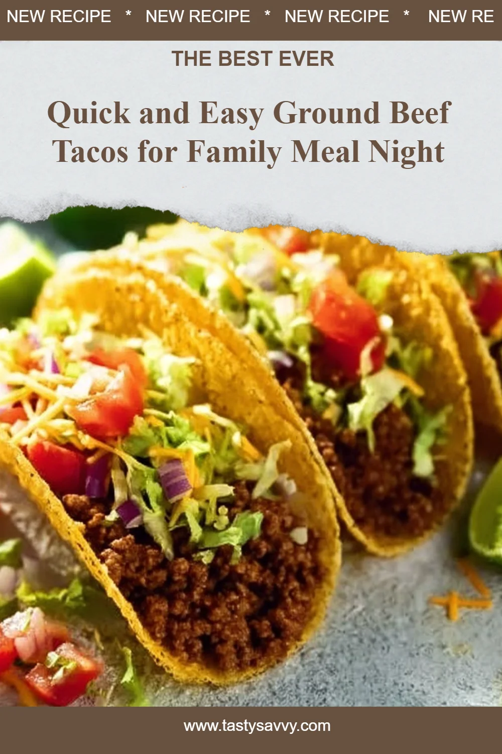 Easy Ground Beef Tacos