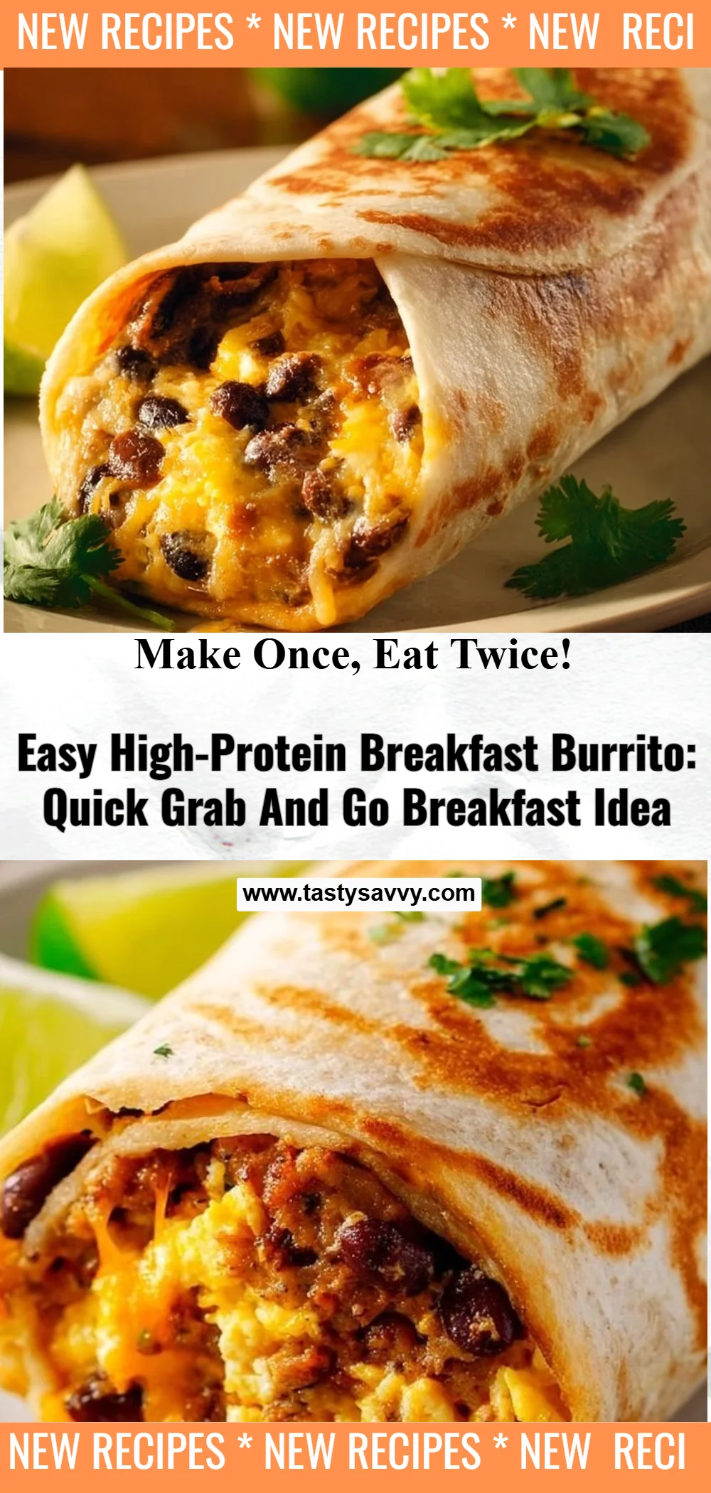Easy High-Protein Breakfast Burrito