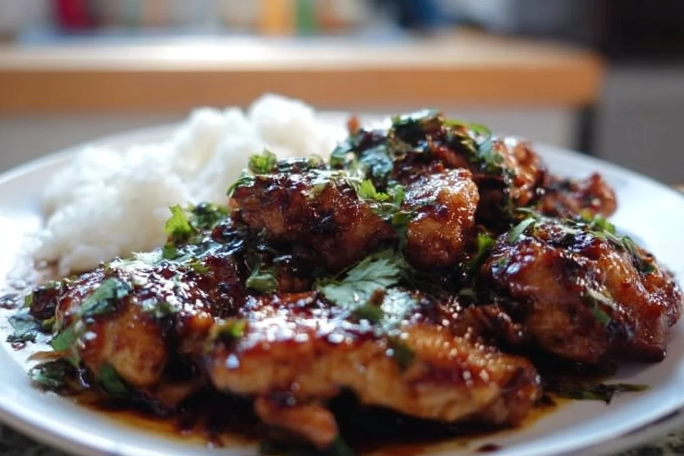 Easy Soy Garlic Chicken Thighs soy garlic chicken Easy soy garlic chicken thighs cooked to perfection with a savory glaze