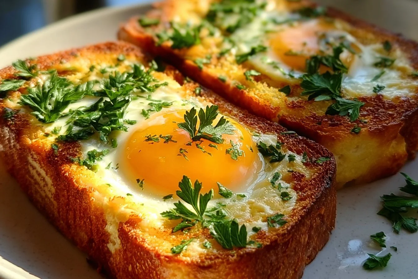 Egg and Cheese Toasts