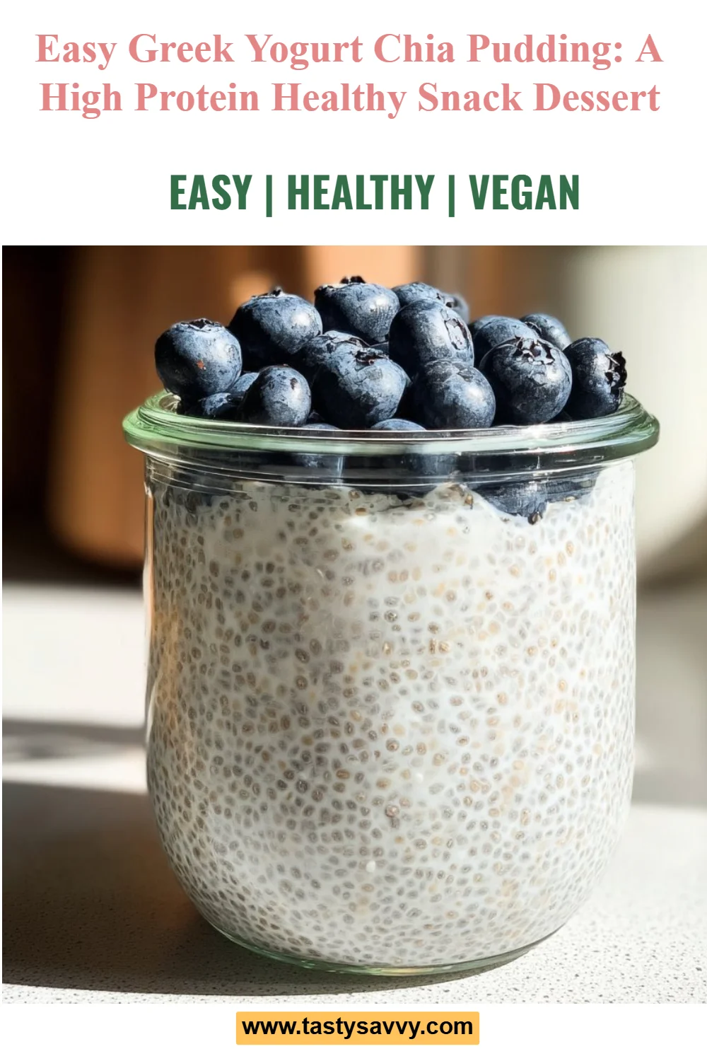 Greek Yogurt Chia Pudding