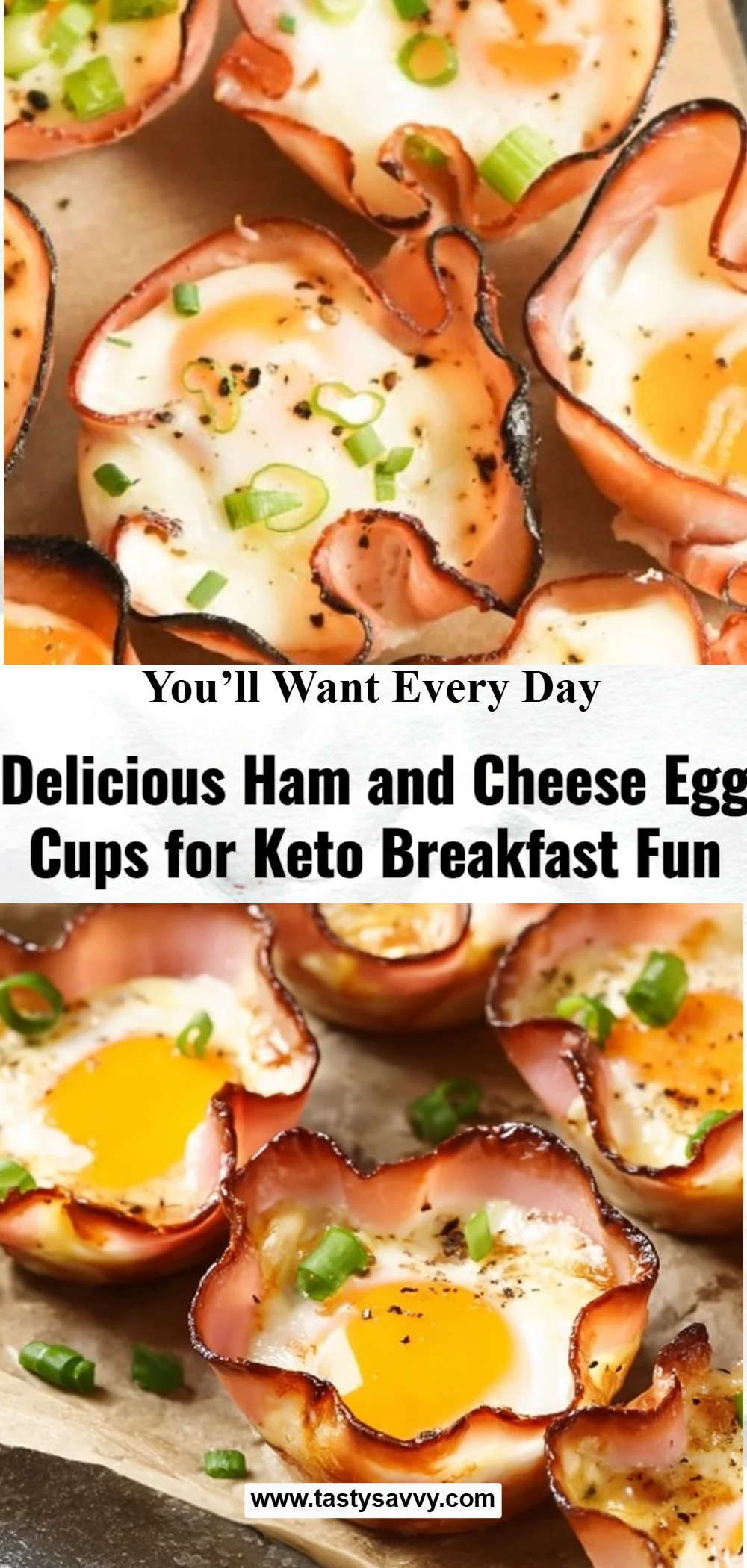 Ham and Cheese Egg Cups