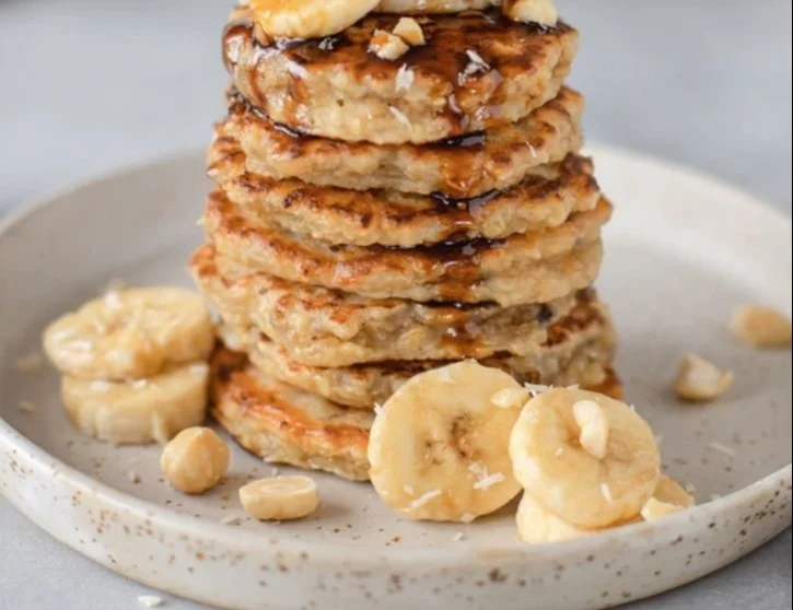 Healthy Banana Oatmeal Pancakes banana oatmeal pancakes Healthy Banana Oatmeal Pancakes