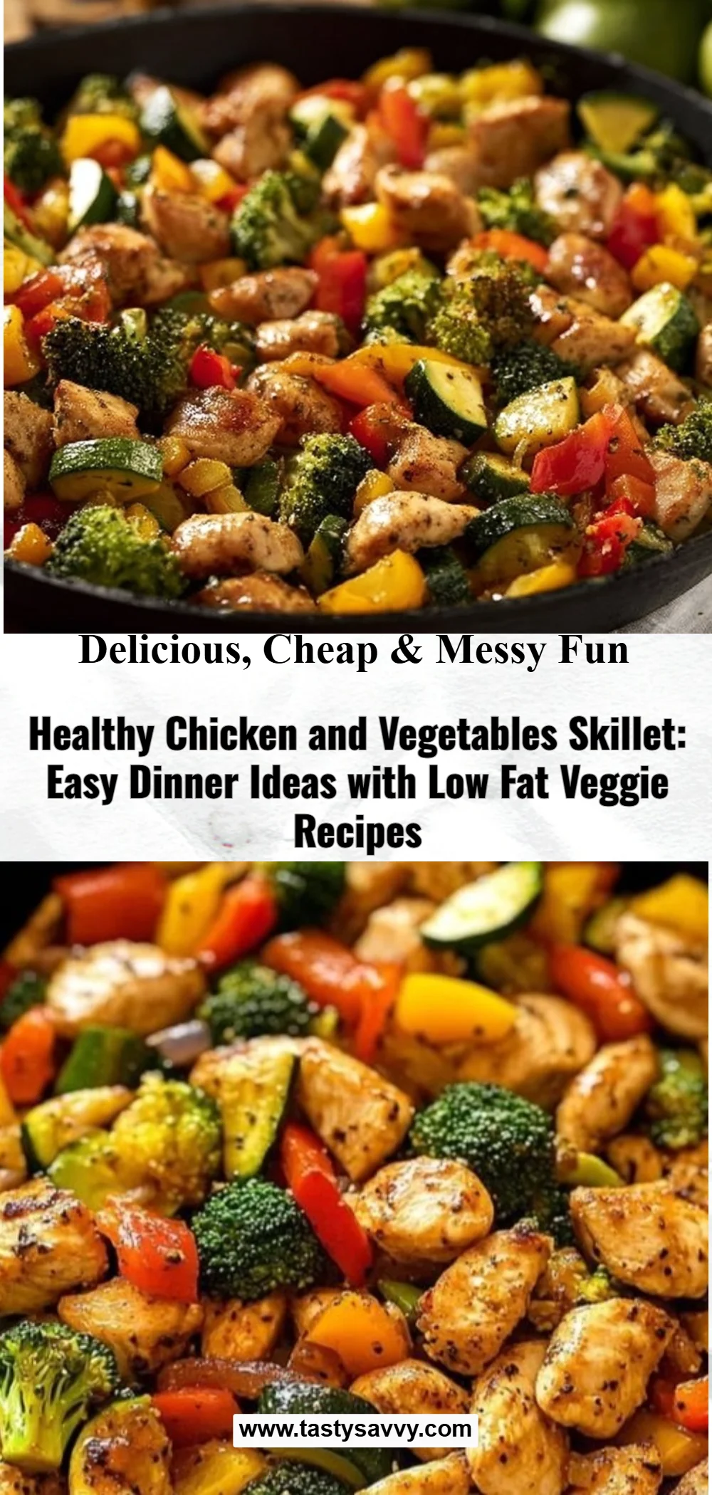 Healthy Chicken and Vegetables Skillet chicken and vegetables Healthy Chicken and Vegetables Skillet