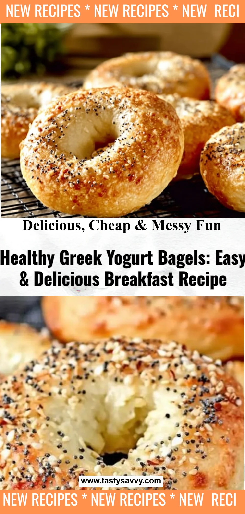 Healthy Greek Yogurt Bagels