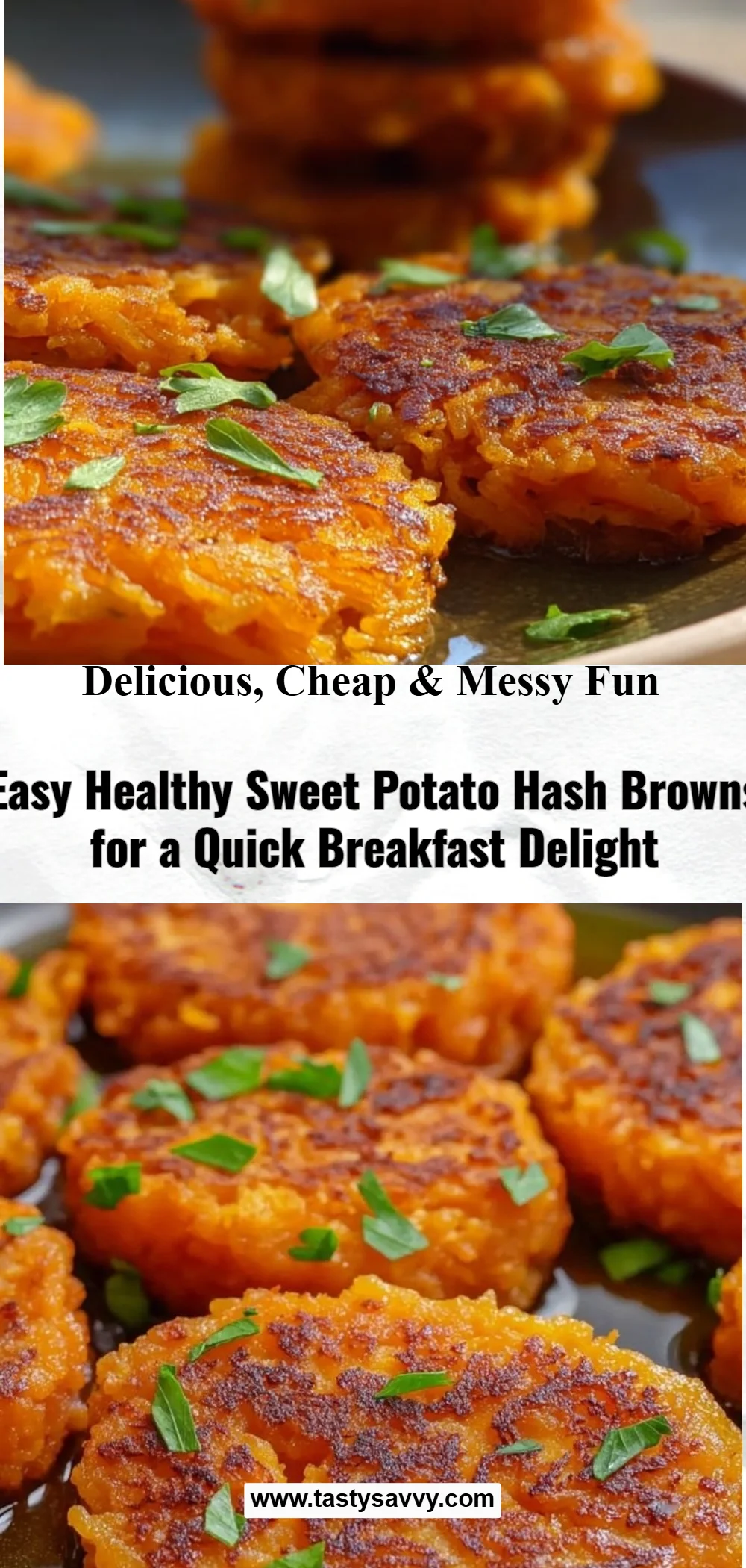 Healthy Sweet Potato Hash Browns sweet potato hash browns Healthy Sweet Potato Hash Browns