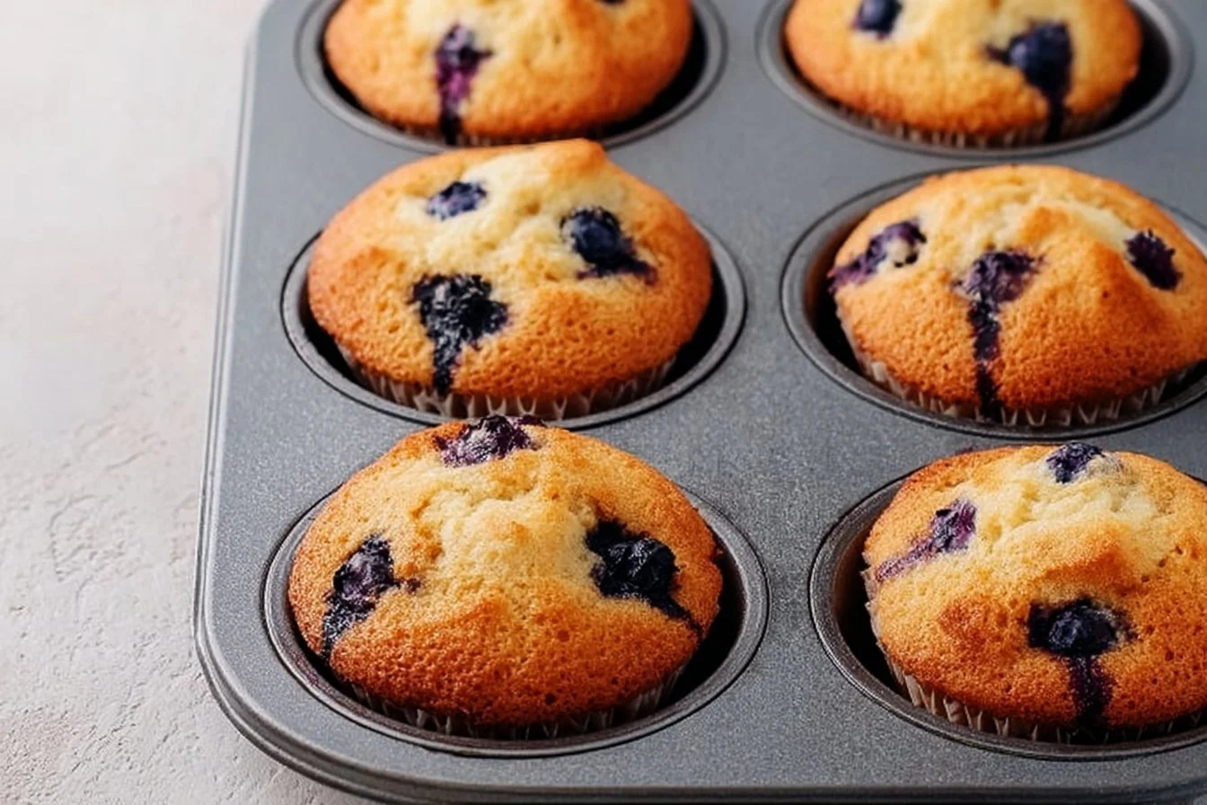 Hearty Blueberry Protein Muffins