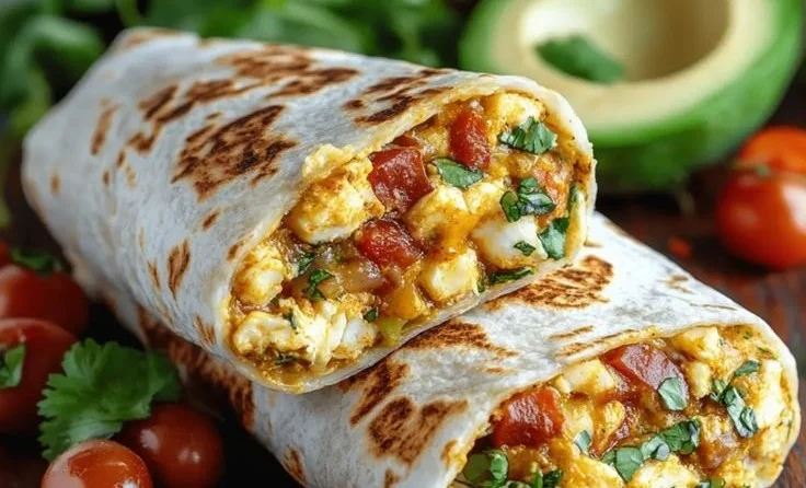 High-Protein Breakfast Burrito