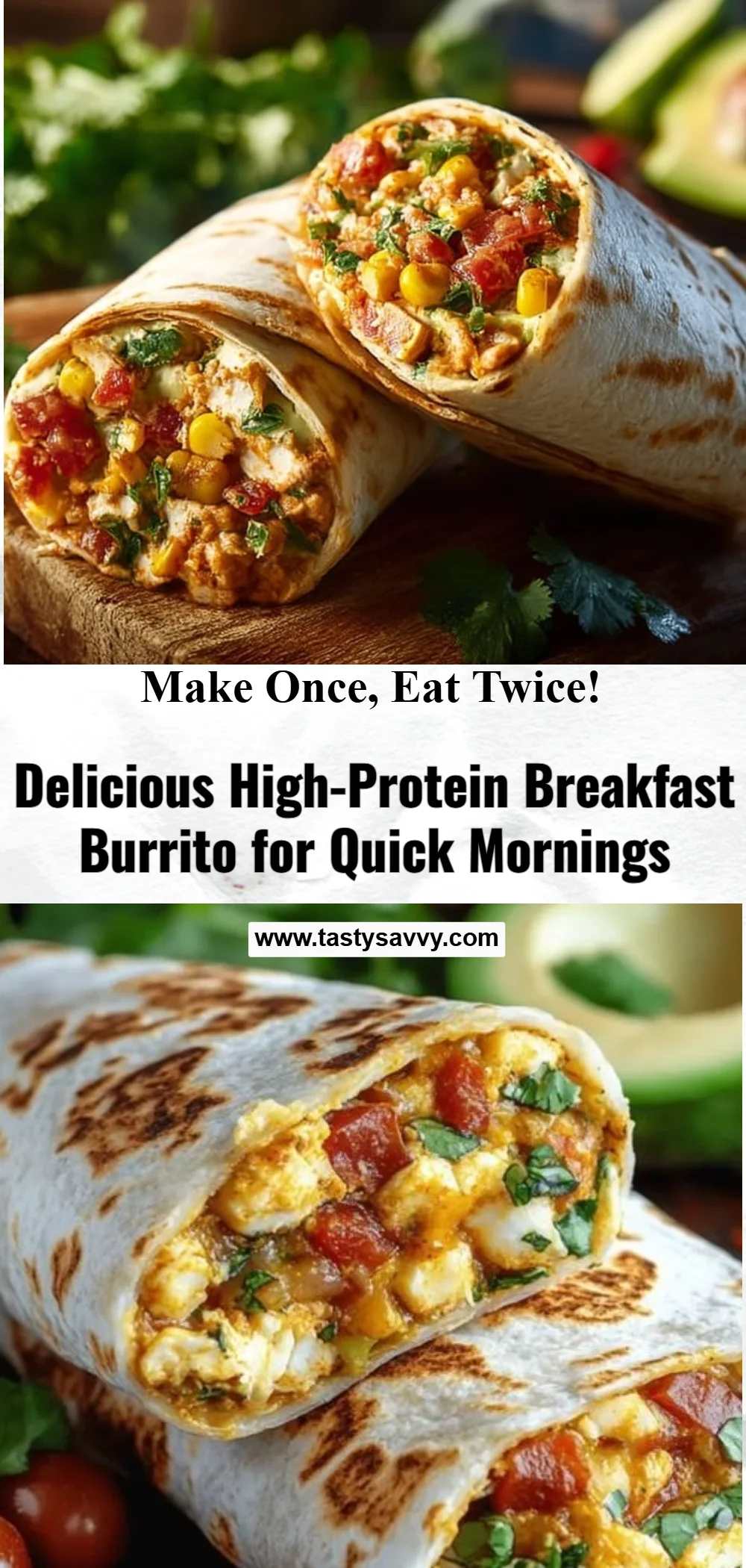 High-Protein Breakfast Burrito