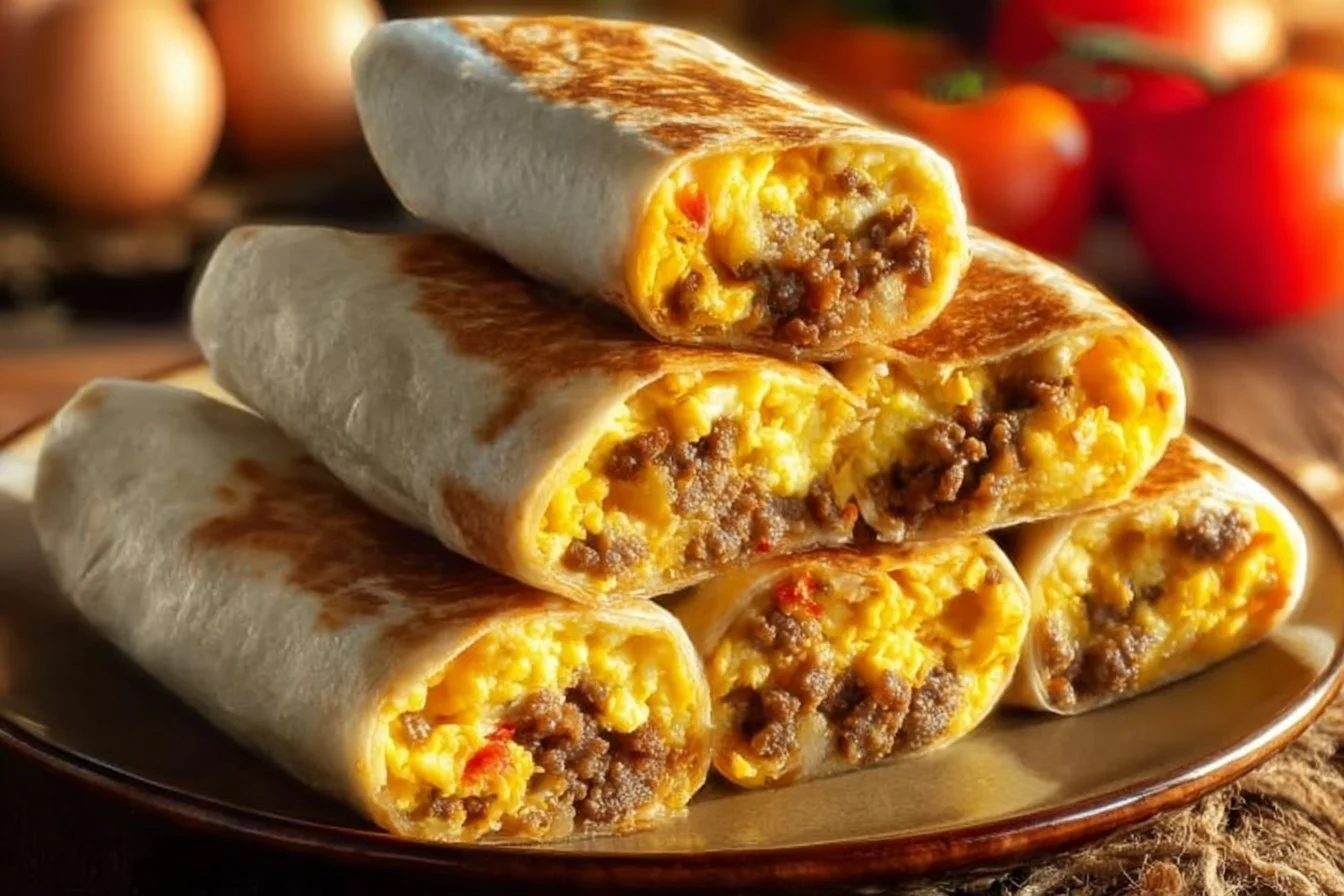 High-Protein Breakfast Burritos