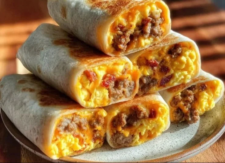 High-Protein Breakfast Burritos