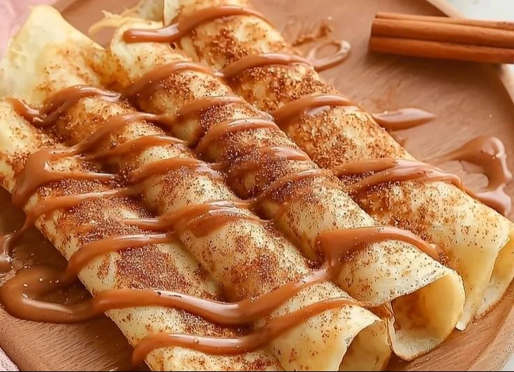 High Protein Cinnamon Crepes