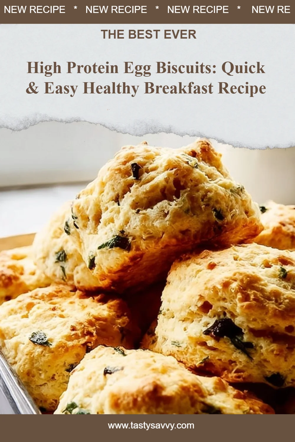 High Protein Egg Biscuits