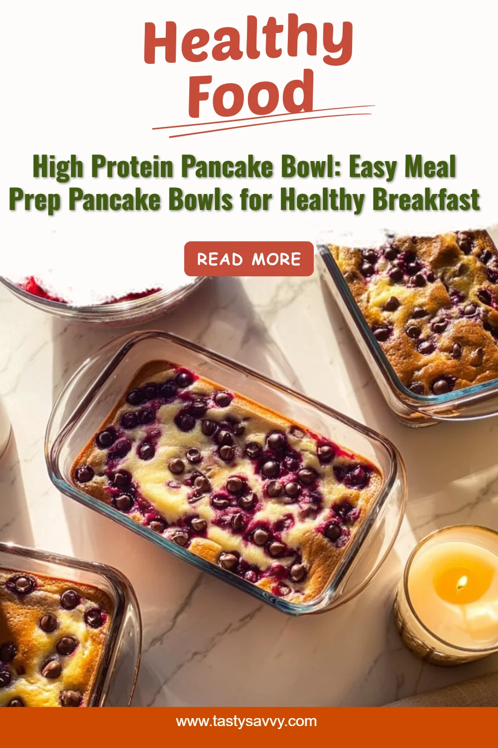 High Protein Pancake Bowl
