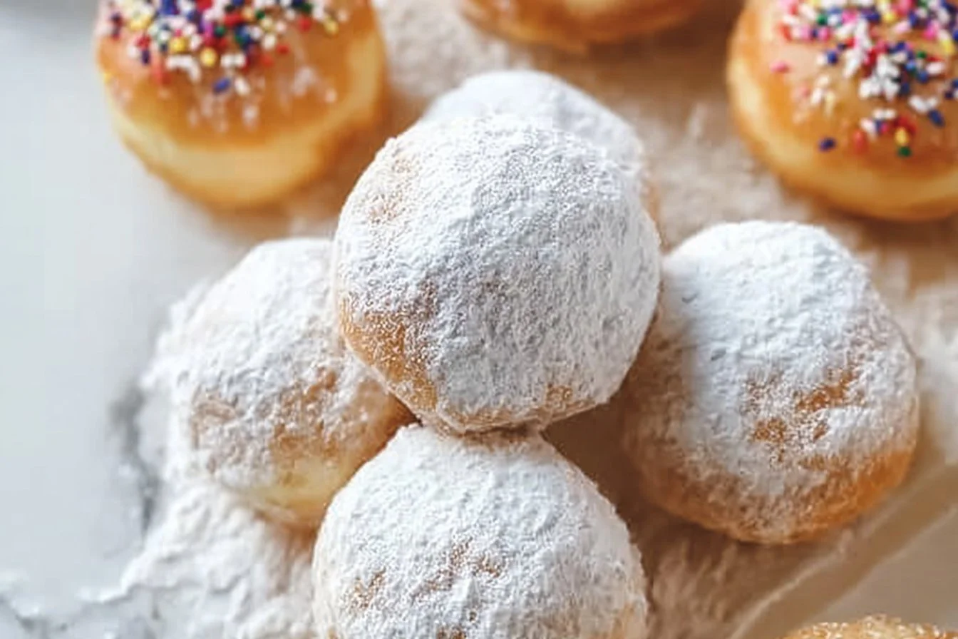 Delicious homemade Krispy Kremes glazed donuts fresh out of the oven