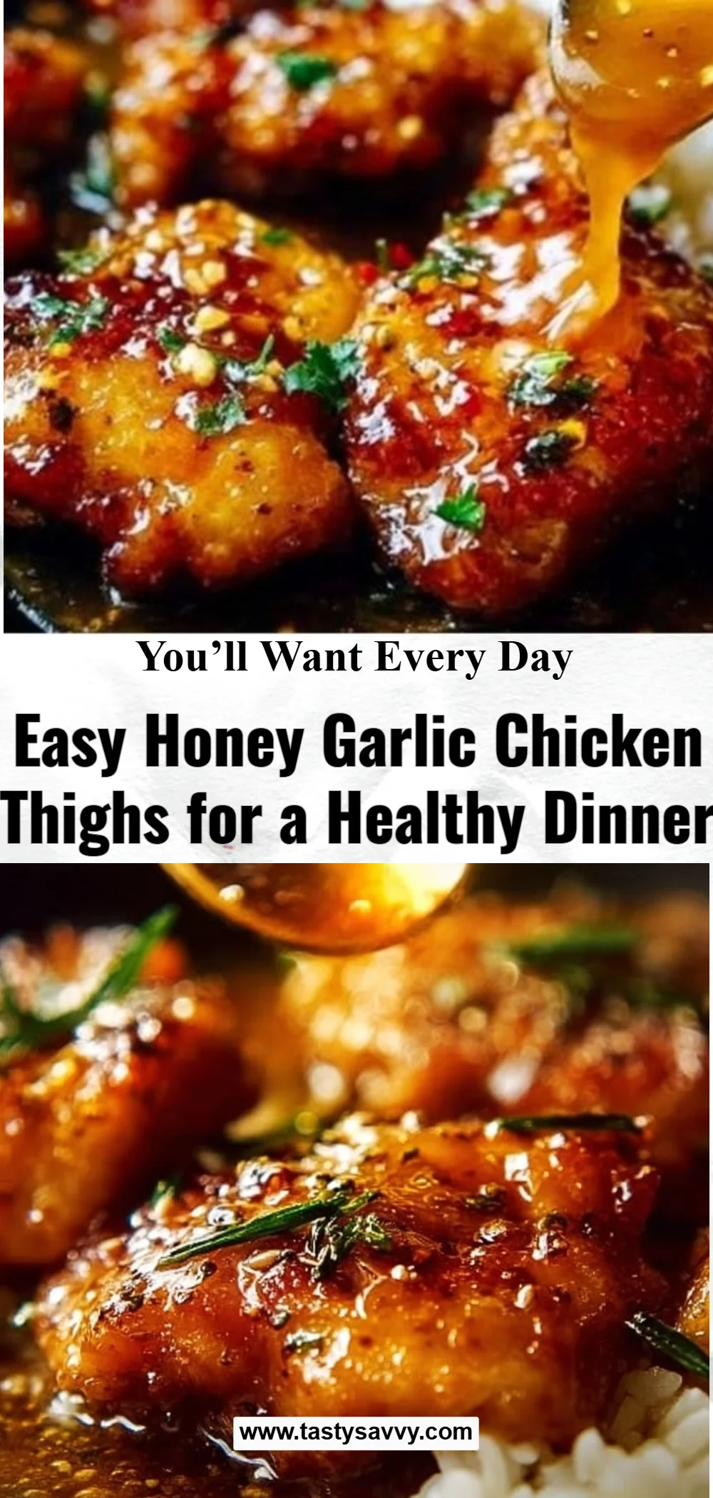 Honey Garlic Chicken Thighs Honey Garlic Chicken Honey Garlic Chicken Thighs