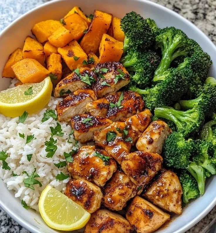 Hot Honey Chicken Bowls