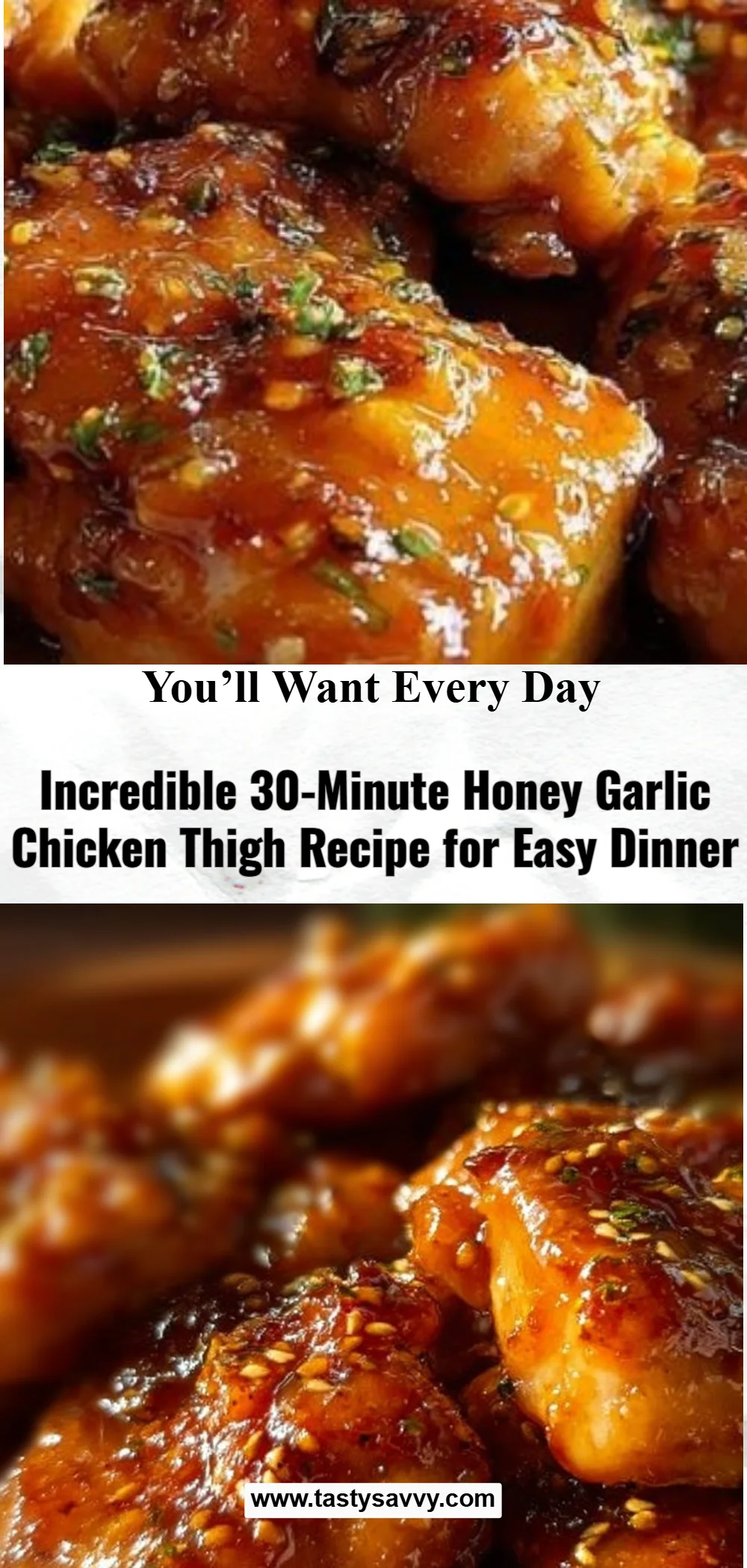 Incredible 30-Min Sweet & Savory Honey Garlic Chicken honey garlic chicken Incredible 30-Min Sweet & Savory Honey Garlic Chicken