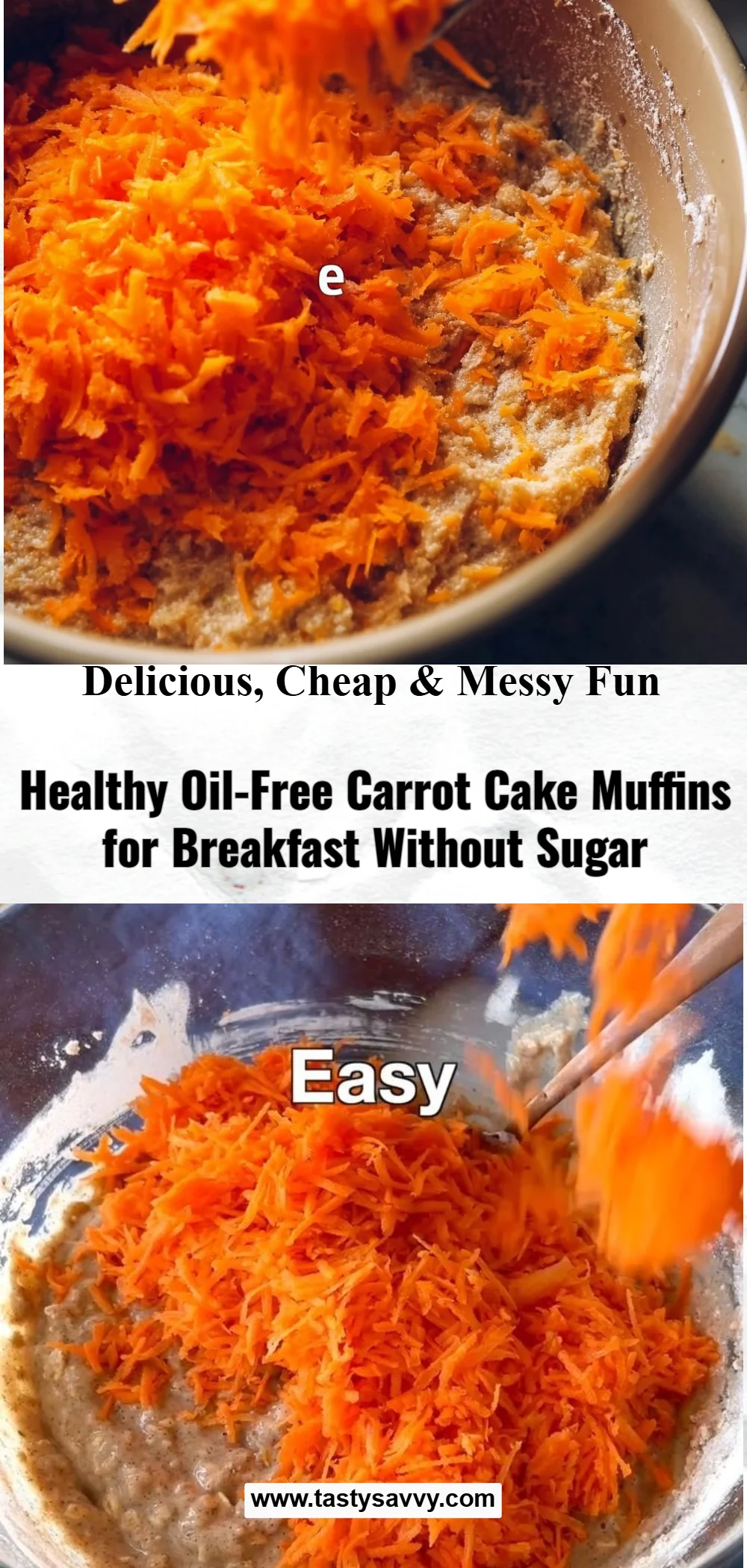 Oil-free Carrot Cake Muffins carrot cake muffins Oil-free Carrot Cake Muffins