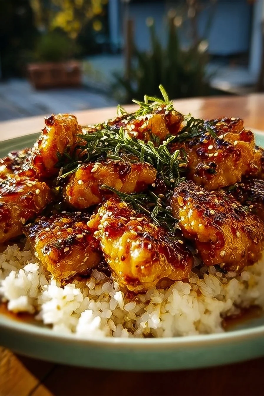 One-Pan Honey Butter Garlic Chicken & Rice
