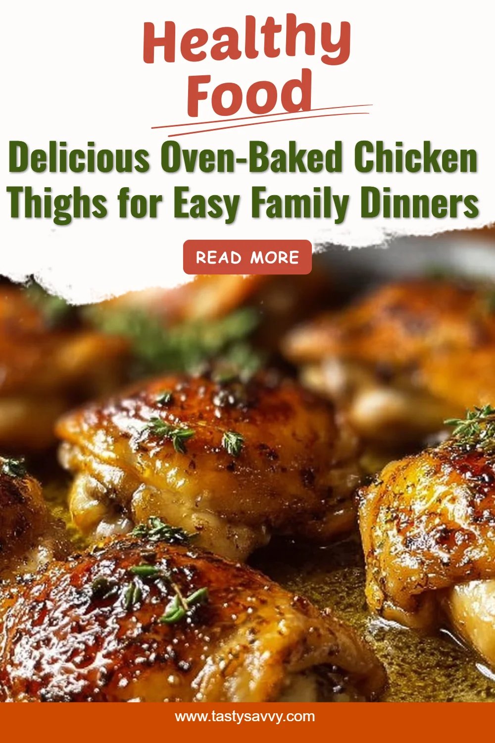 Oven-Baked Chicken Thighs