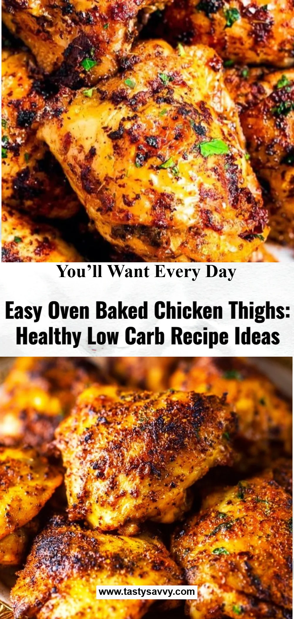 Oven Baked Chicken Thighs baked chicken thighs Oven Baked Chicken Thighs