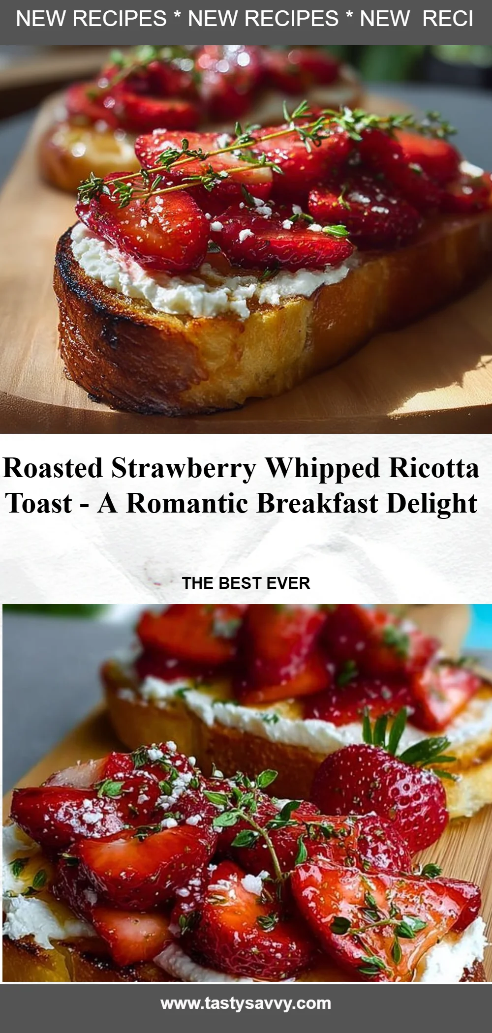 Roasted Strawberry Whipped Ricotta Toast strawberry ricotta toast Roasted Strawberry Whipped Ricotta Toast