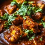 Savory Chicken Bhuna with aromatic spices and tender chicken pieces