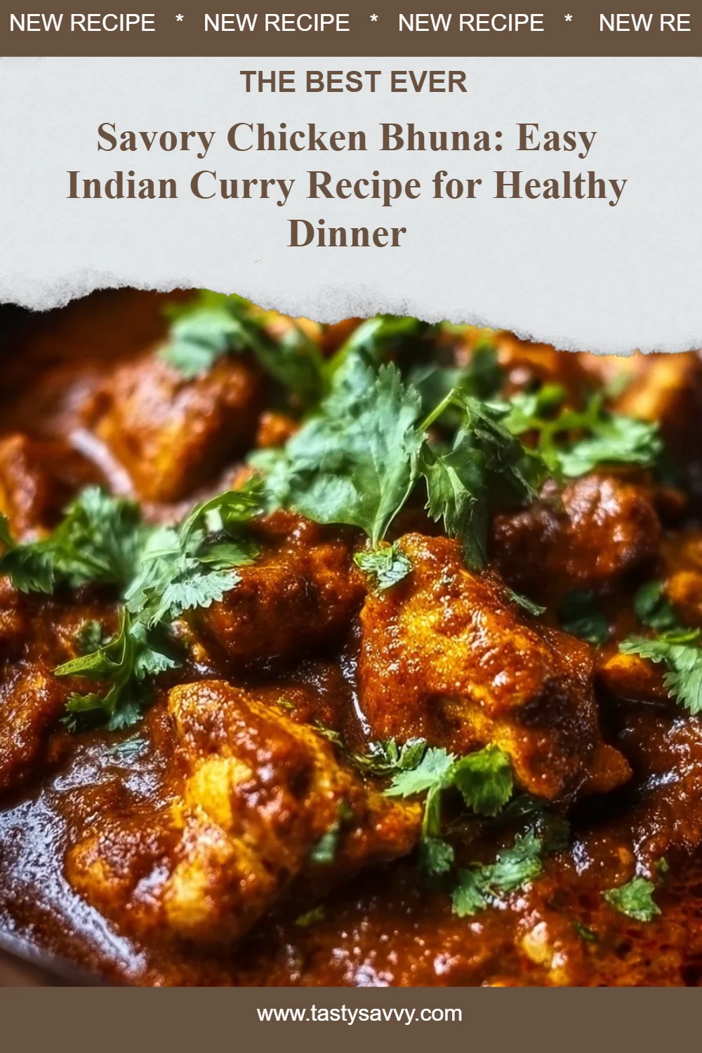 Savory Chicken Bhuna