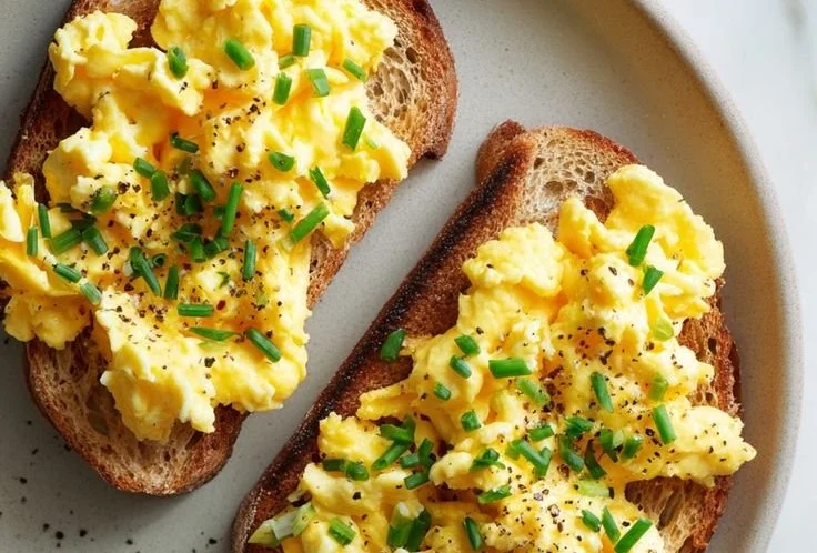 Scrambled Egg Toast scrambled egg Scrambled Egg Toast