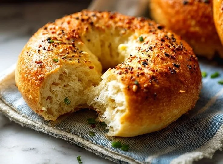 Simple Sourdough Discard Protein Bagels sourdough bagels Simple Sourdough Discard Protein Bagels