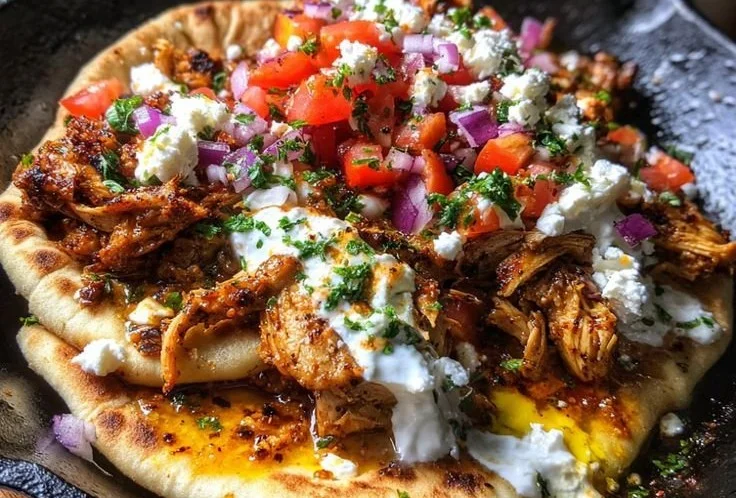 Slow Cooker Chicken Shawarma