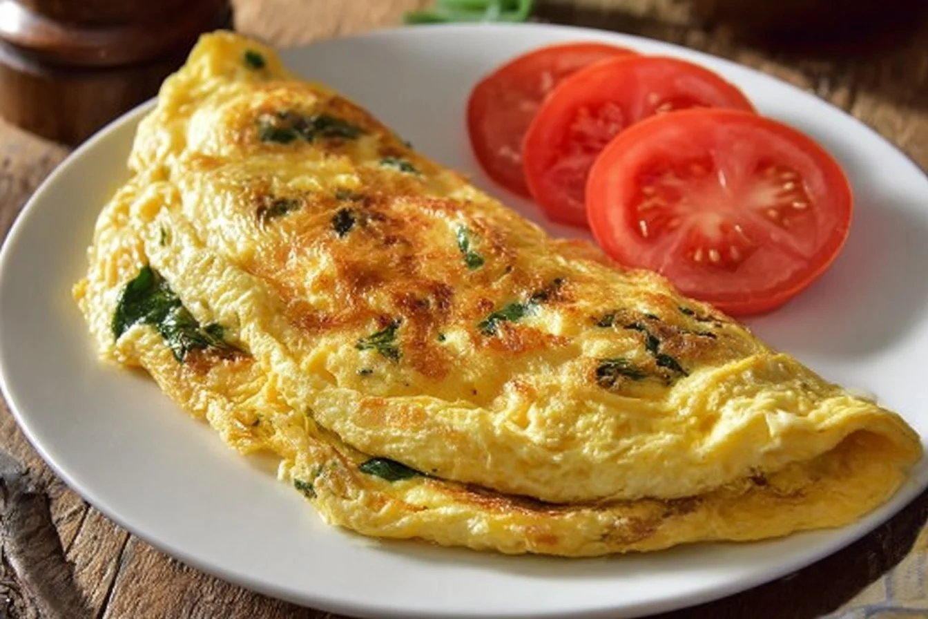 Spinach & Cheese Omelette spinach cheese omelette Spinach & Cheese Omelette