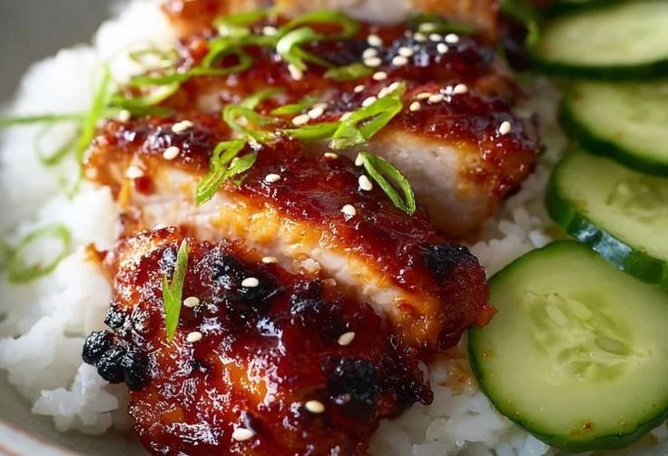Sticky Honey Gochujang Chicken