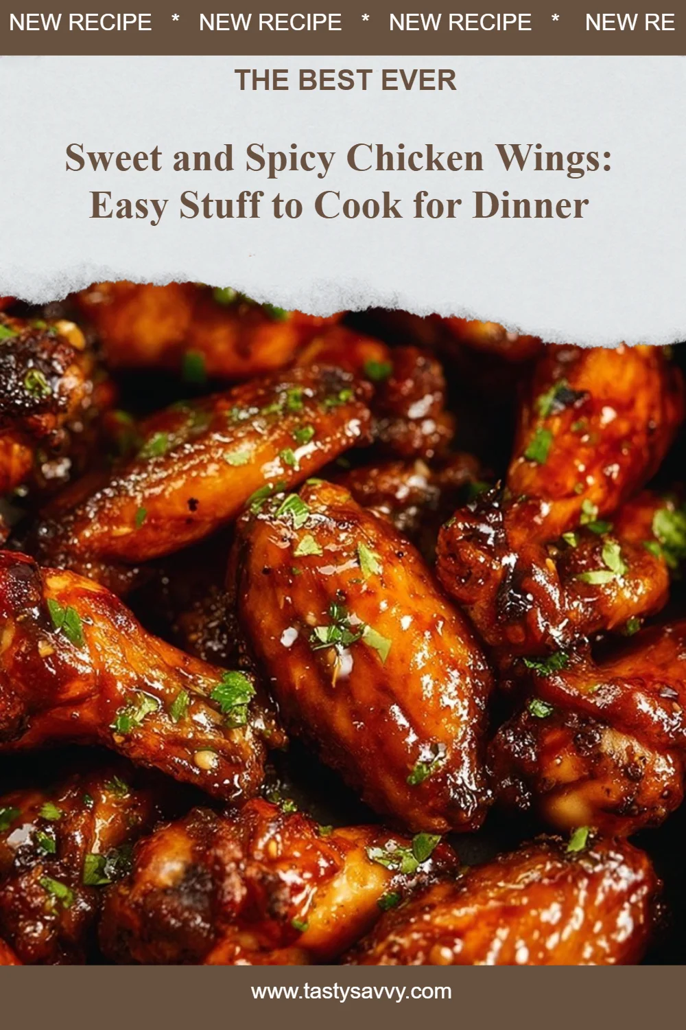 Sweet and Spicy Chicken Wings