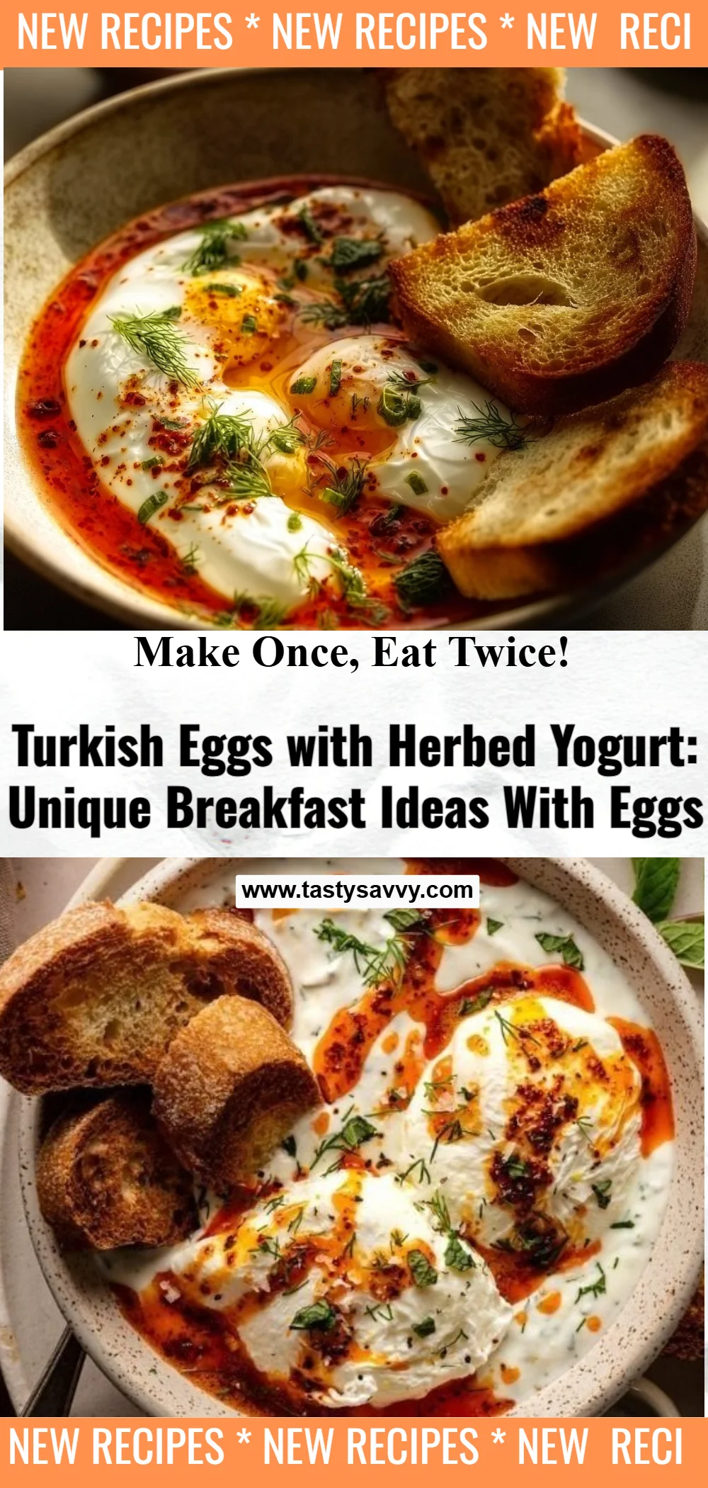 Turkish Eggs with Herbed Yogurt