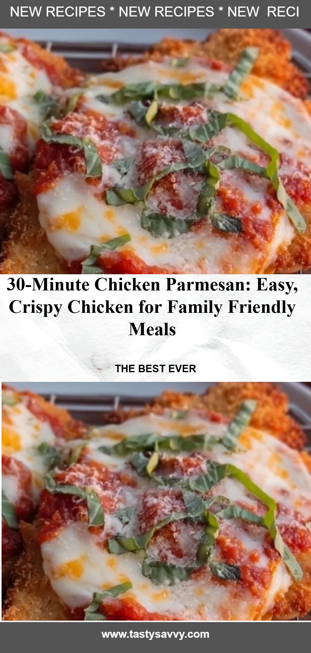 30 Minute Chicken Parmesan chicken parmesan 30 Minute Chicken Parmesan