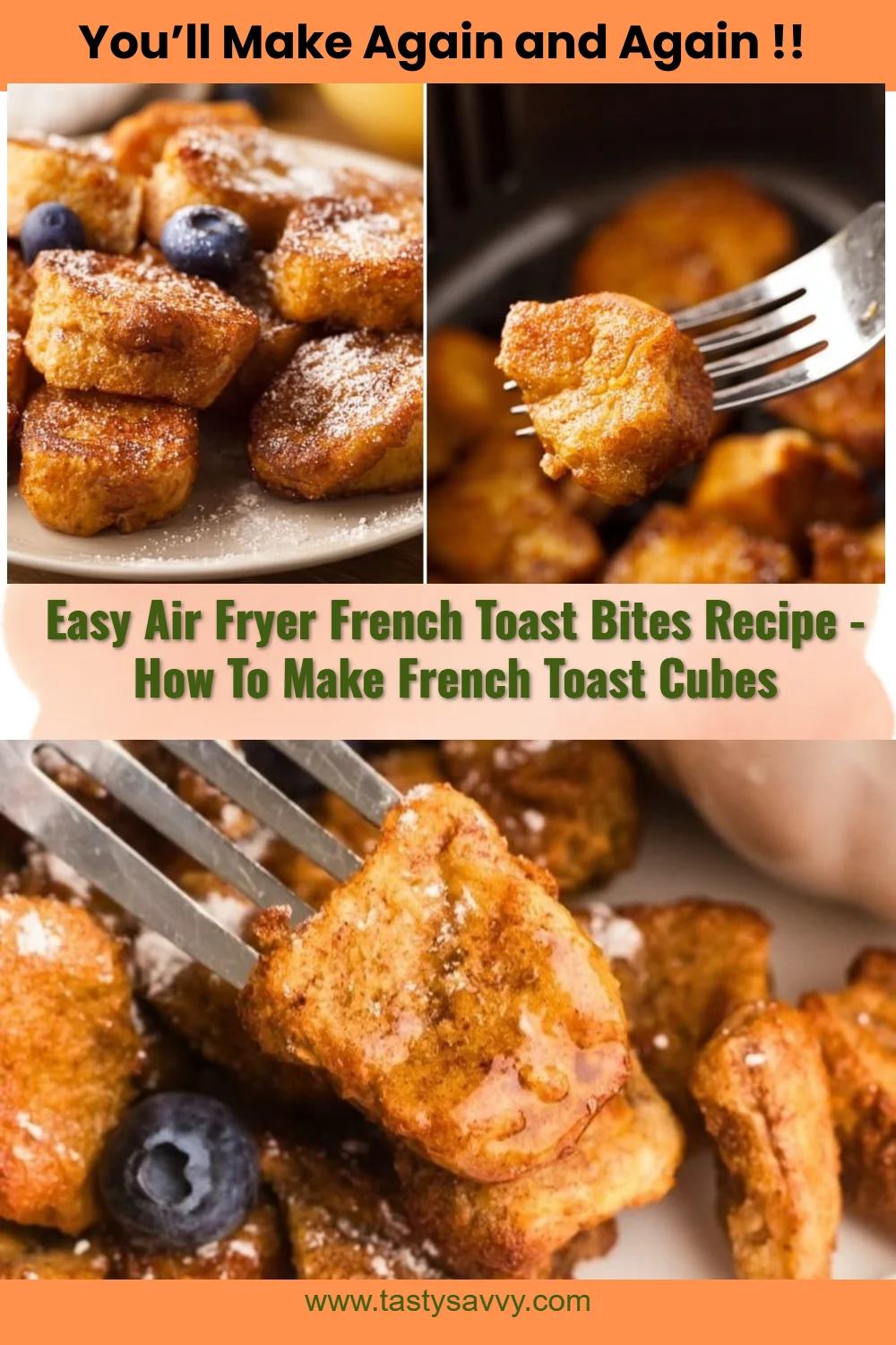 Air Fryer French Toast Bites