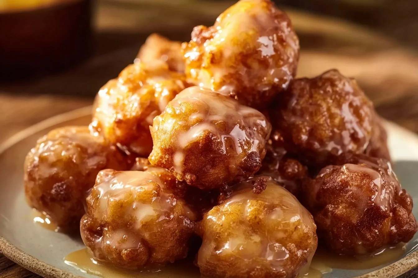 Apple Fritter Bites Apple Fritter Apple Fritter Bites
