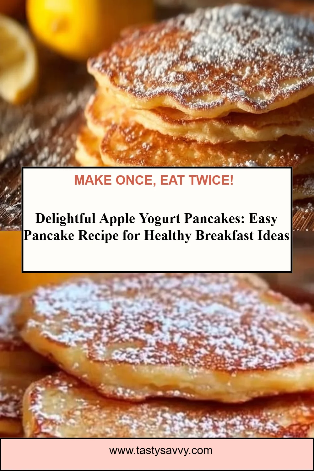 Apple Yogurt Pancakes