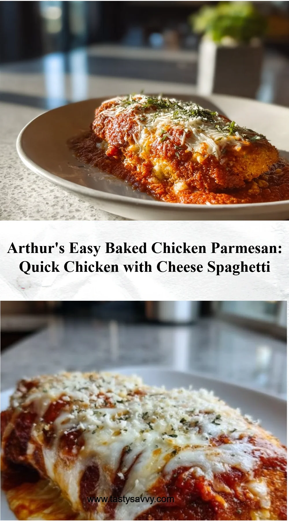 Arthur's Easy Baked Chicken Parmesan baked chicken parmesan Arthur's Easy Baked Chicken Parmesan