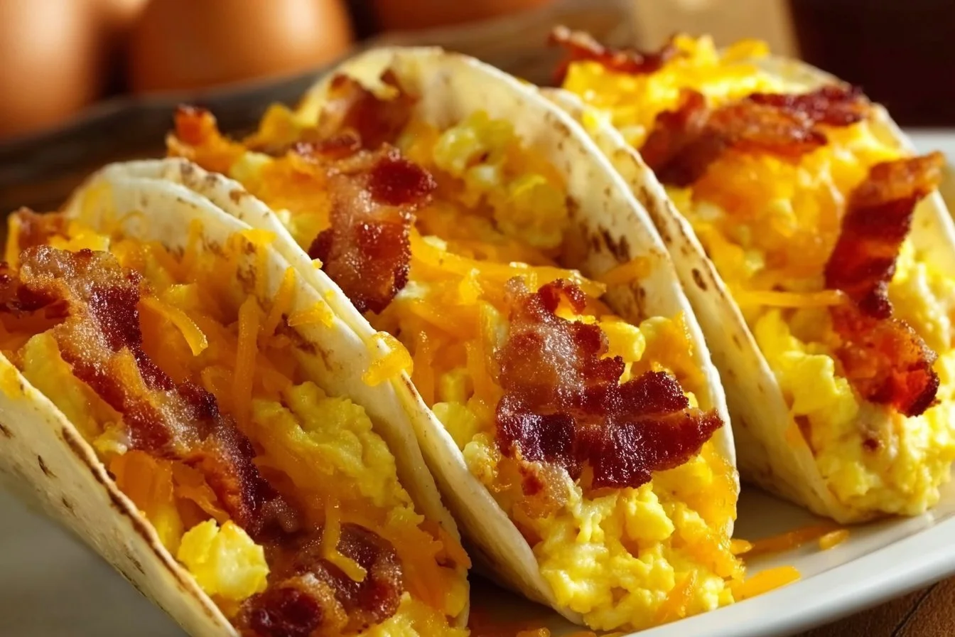 Baked Breakfast Tacos breakfast tacos Baked Breakfast Tacos