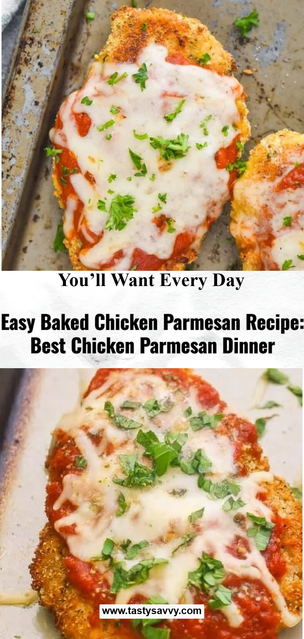 Baked Chicken Parmesan Baked Chicken Parmesan Baked Chicken Parmesan
