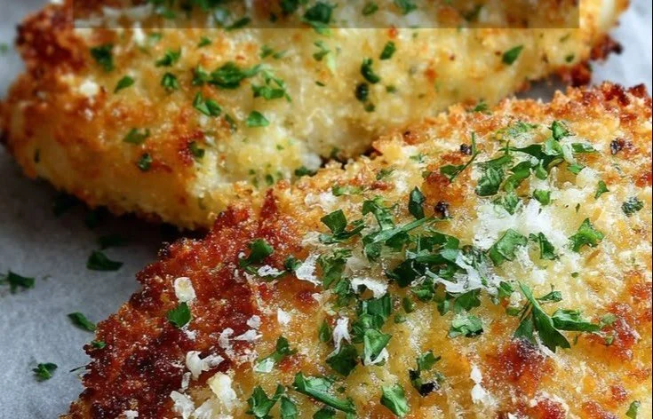 Baked Parmesan Crusted Easy Chicken