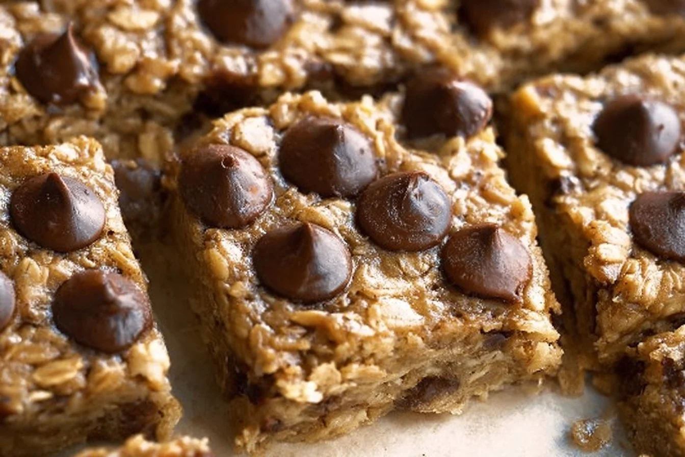 Banana Oatmeal Meal Prep Breakfast Bars Banana Oatmeal Bars Banana Oatmeal Meal Prep Breakfast Bars