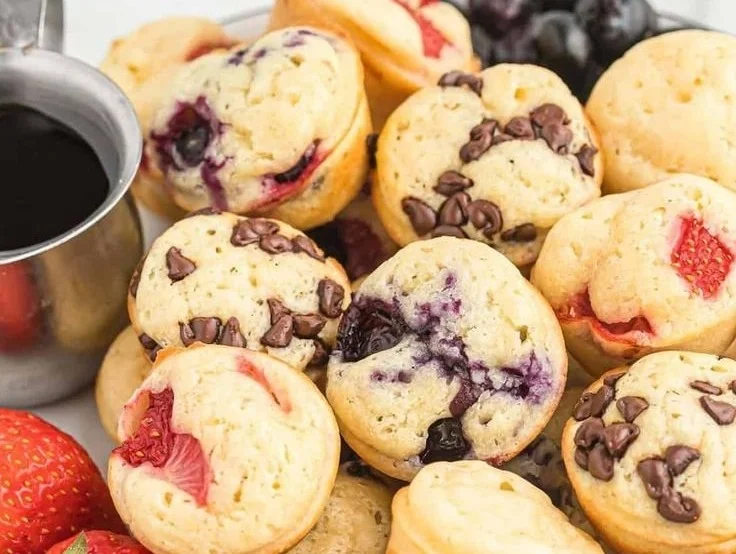 Bite-Sized Pancake Mini Muffins pancake muffins Bite-Sized Pancake Mini Muffins